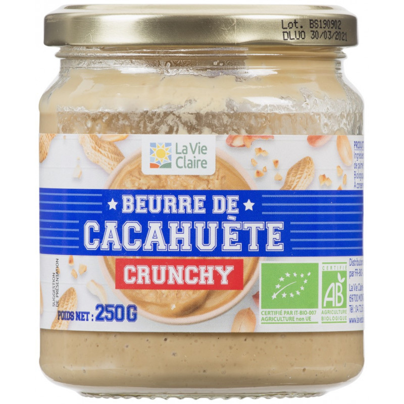 Purée noisettes, cajou, cacahuètes 100% fruits secs bio - La Vie Claire  Saint André