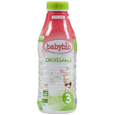 LAIT BABYBIO CROISSANCE 1L