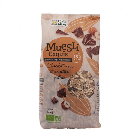 Muesli exquis chocolat noisettes