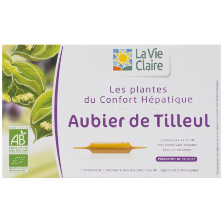 Les plantes du Confort Hépatique , Aubier de Tilleul