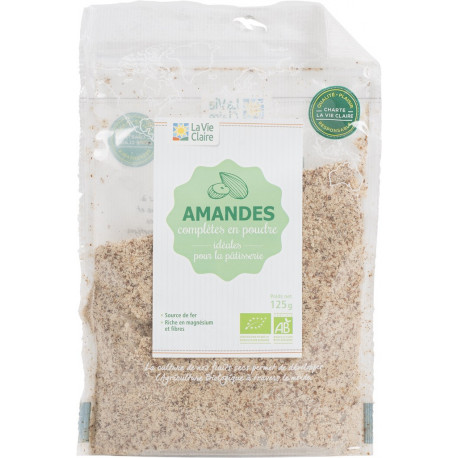 Poudre d'amande complète bio