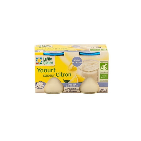 YAOURT BREBIS CITRON 2X125 G