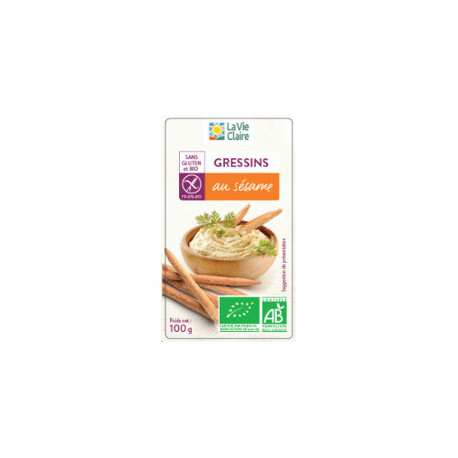 GRESSINS SESAME SS GLUTEN 100G