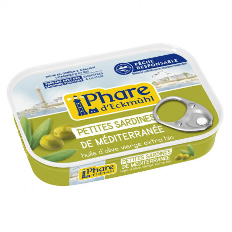 PETITES SARD PE H. OLIVE 100G