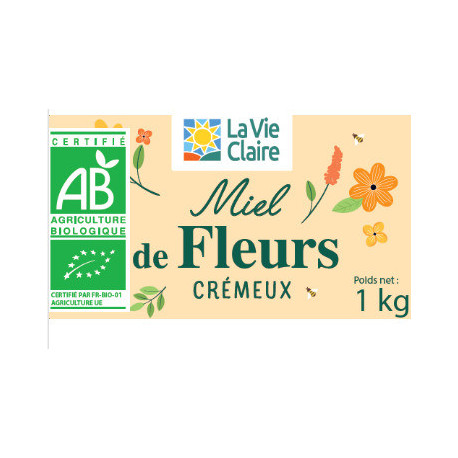 MIEL FLEURS CREMEUX 1KG