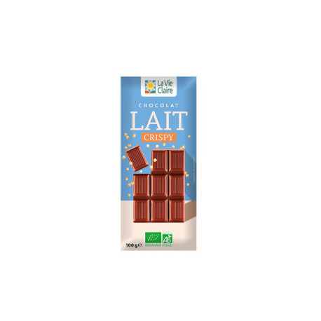 TABLETTE CHOC LAIT CRISPY