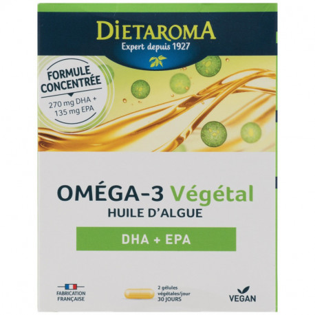 OMEGA 3 VEGETAL HUILE D'ALGUE