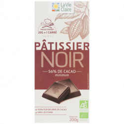 Pâtissier noir 56% de cacao minimum