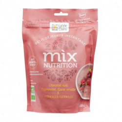 Mix Nutrition chocolat noir, framboise, épine vinette et céréales germées