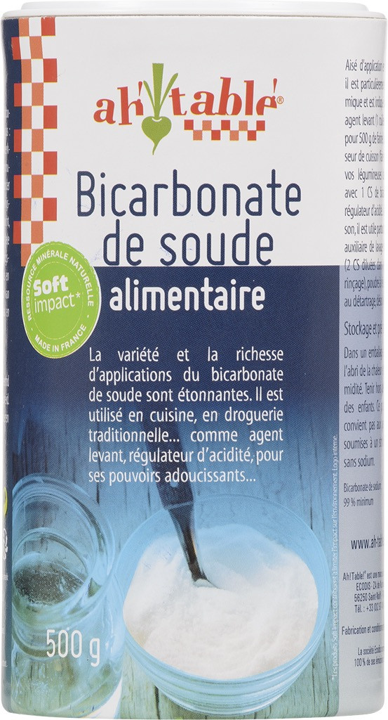 Bicarbonate de soude alimentaire 500g BIO
