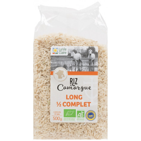 Riz long demi-complet de Camargue bio