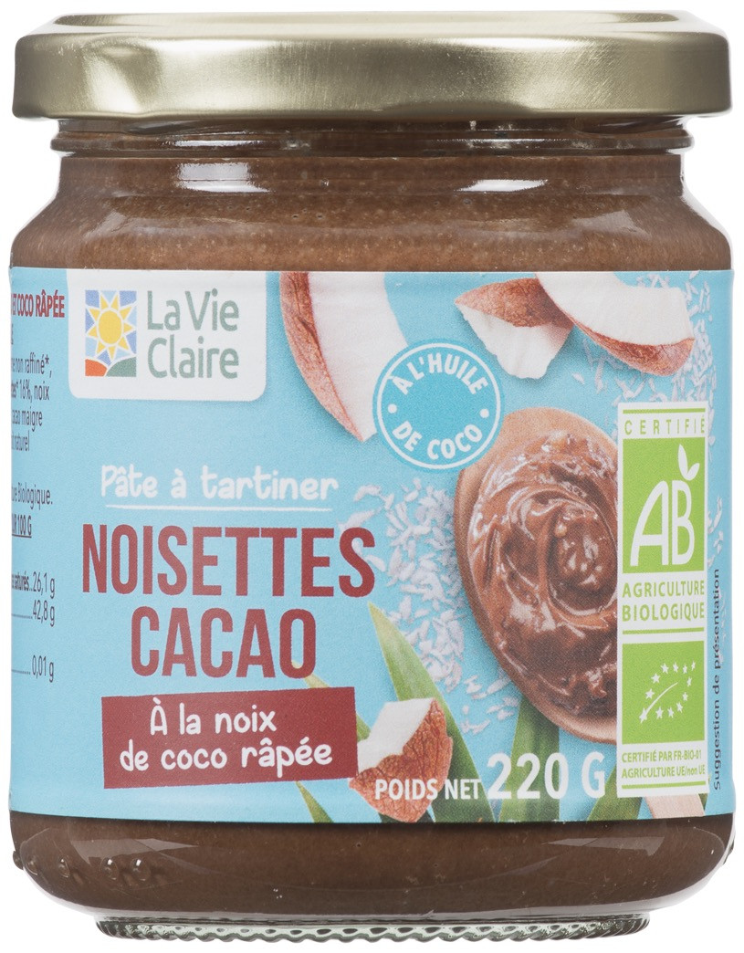 Tartinade chocolat au lait noisette - Artisanal et biologique - Flagrant  Délice