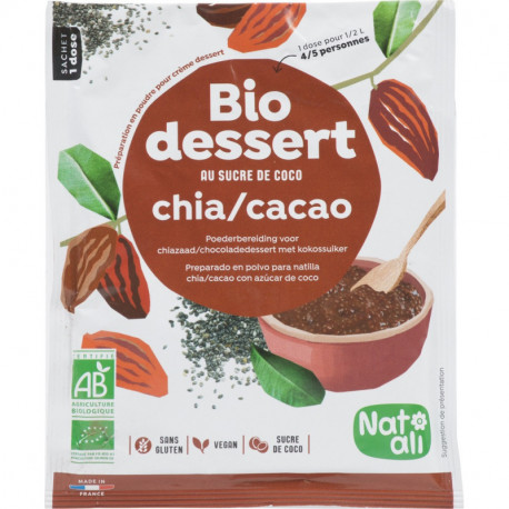 CREME DE GRAINES DE CHIA CACAO