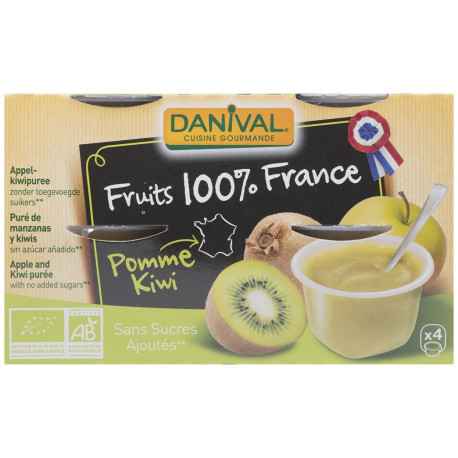 PUREE 100% FRANCE POMME KIWI