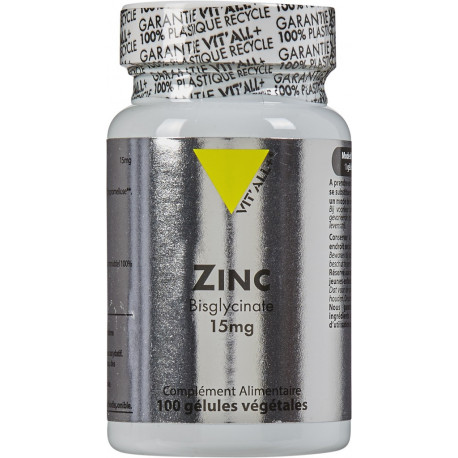 ZINC BISGLYCINATE 15MG 100GEL