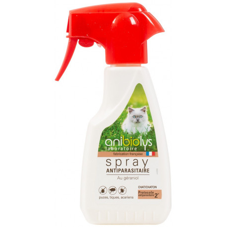 SPRAY ANTIPARASITAIRE CHAT