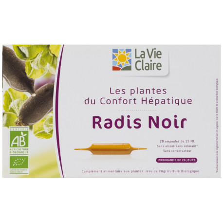 Les plantes du Confort Hépatique, radis noir.