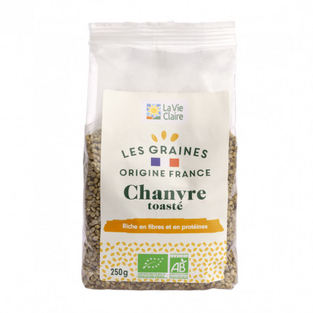 Graines de chanvre toastées