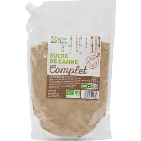 Sucre de canne complet en poudre