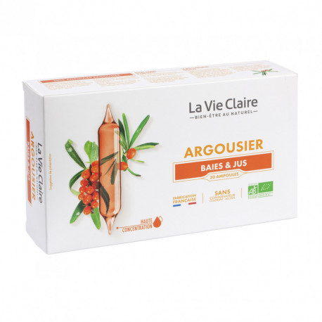 ARGOUSIER BIO 20 AMPOULES