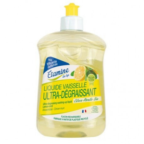 LIQUIDE VAISSELLE CITRON MENTHE 500ML