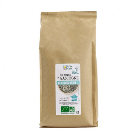 Lentilles vertes gascogne 1 kg