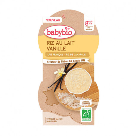 BOL RIZ AU LAIT VANILLE 2X100G