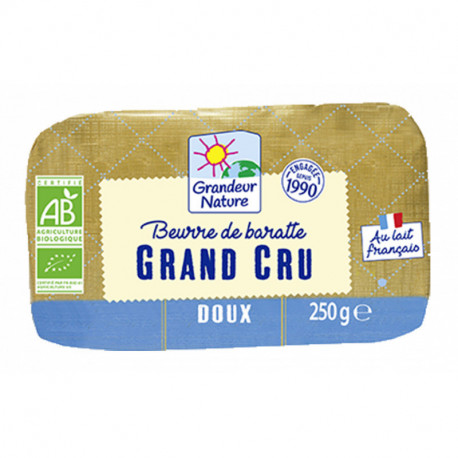 BEURRE CRU DOUX 250G