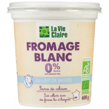 FROMAGE BLANC BREBIS 0% 400G