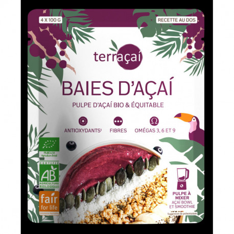 Pulpe d'açai (Certifié Fair for life)