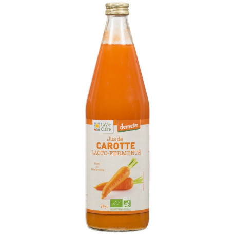 Jus de carotte lacto-fermenté