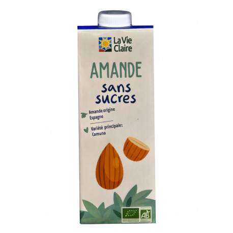 Lait d'amande sans sucres