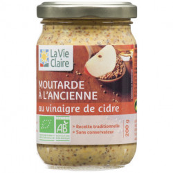 Moutarde à l'ancienne au vinaigre de cidre