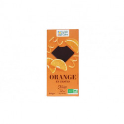 TAB CHOC NOIR 66% ORANGES