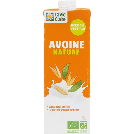 Boisson végétale avoine nature bio