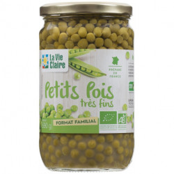 Petits pois très fins, format familial.