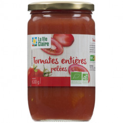 Tomates entières pelées