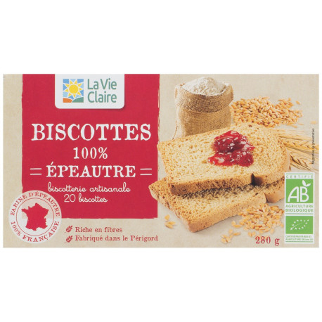 Biscottes 100% épeautre