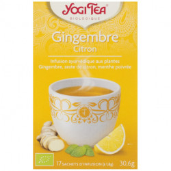 YOGI TEA GINGEMBRE CITRON