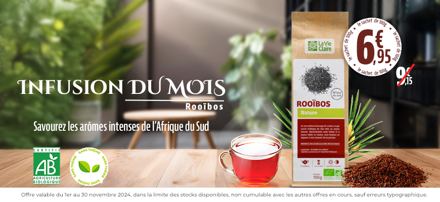  Rooïbos à 6.95€ au lieu de 9.15€