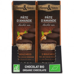 BOUCHEES PATE AMANDE CHOC NOIR