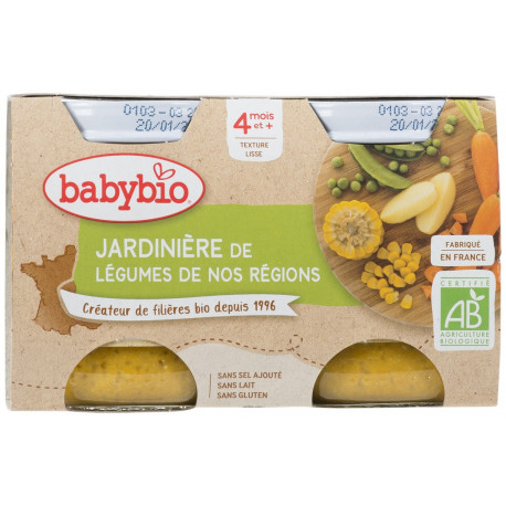 POT JARDINIERE LEGUMES 2X130G