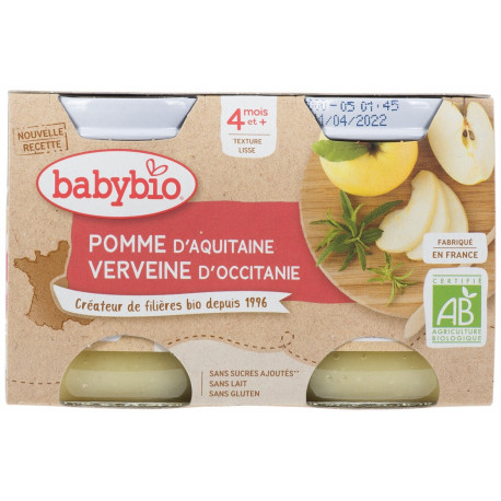 POT POMME VERVEINE 2X130G