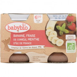 POT BANANE FRAISE MENTH 2X130G