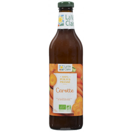 100%  pur jus pressé de carotte