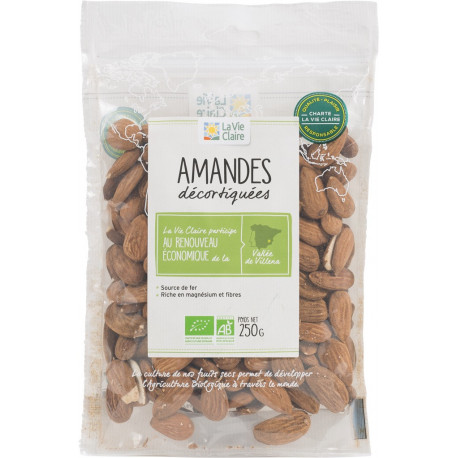 Amandes décortiquées