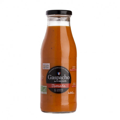 GASPACHO TOMATE BASILIC 490ML