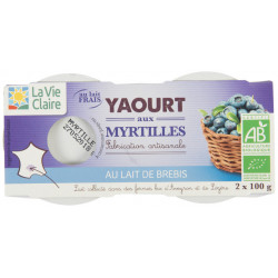 YAOURT BREBIS MYRTILLE 2X100G