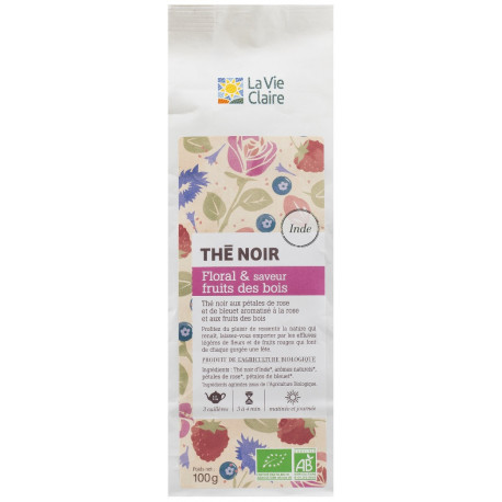 Thé noir Floral & saveur fruits des bois