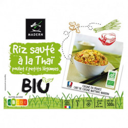 Riz Sauté au poulet et petits légumes façon thaï - Nouveau